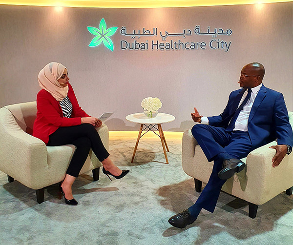 Moorfields Eye Hospital Dubai Managing director Elhadi Hassan participation at Arab Health Conference